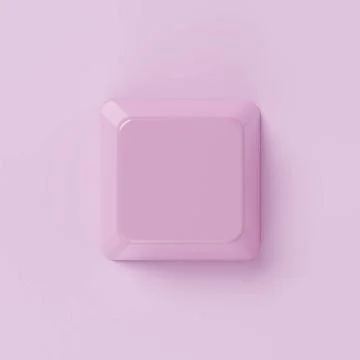 Pink background. Abstract object and technology concept. 3D illustration r... Stock Photos