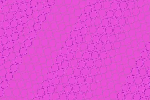 Pink background with abstract shapes and colorful design Stock Illustration