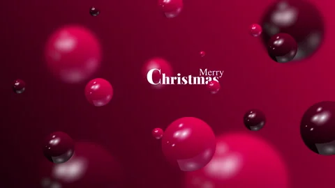 Pink background with balls design and copyspace in 4k video. Video stock 155008741