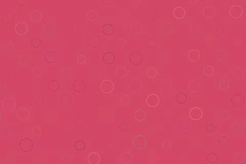 Pink background with colorful circle patterns and dots 스톡 일러스트