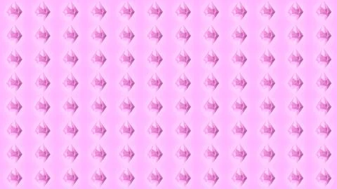 Pink background with crystals Stock Illustration