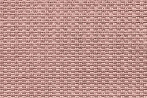 Pink background of dense woven bagging fabric. Structure of textile macro. Stock Photos