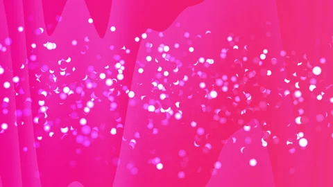 Pink background displays bright circles and wavy lines. Stock Footage 301792015