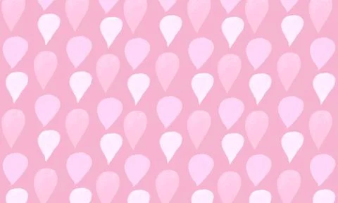 Pink background with drops on a delicate base Illustrazione stock