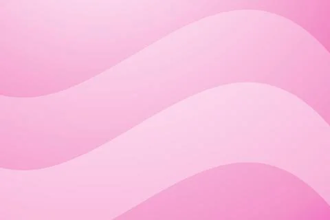 Pink background with elegant waves and soft curves, vector design. Stock Illustration
