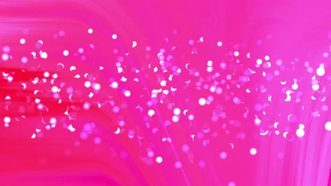 Pink background features many bright pink and white circles. Stock Footage 307658316