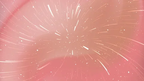 Pink background features radiating lines white dots and soft glow. Stock Footage 301796682