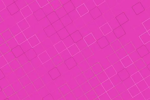 Pink background with geometric square pattern design Stockillustratie