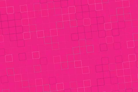Pink background with geometric square pattern design 스톡 일러스트