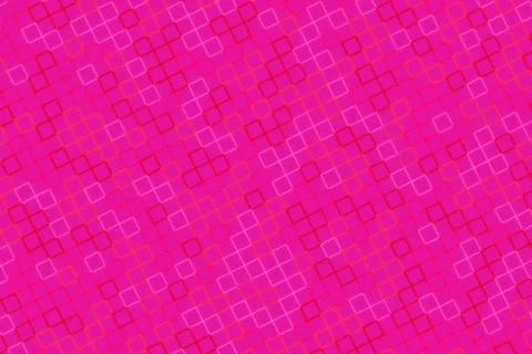 Pink background with glowing square patterns and digital design Stock Photos