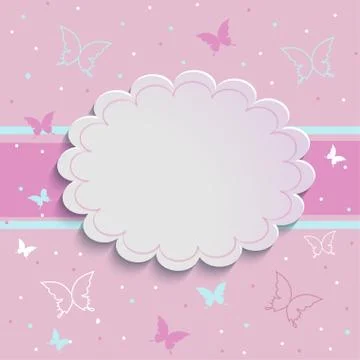 Pink background Stock Illustration