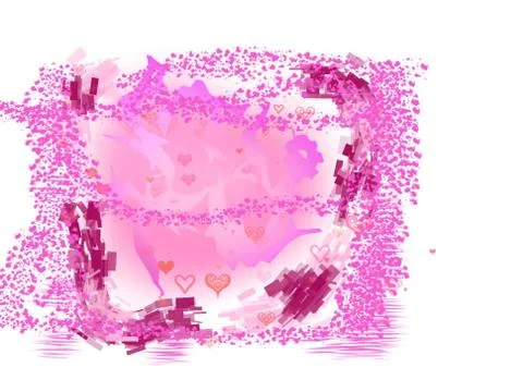 Pink background 库存插图