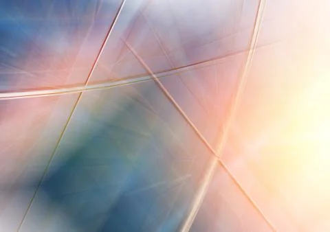 Pink background with lines and reflections Stock Photos