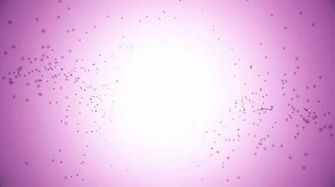 Pink background with moving particles, mockup Stock Illustration