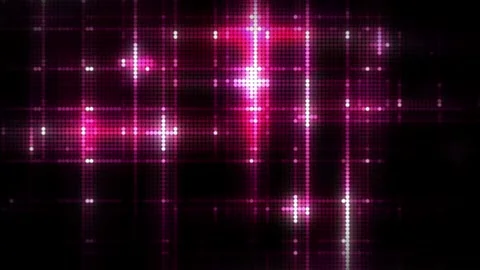 Pink background with particles and neon disco light Stock Footage 287212623