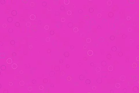 Pink background with scattered circles in various sizes Stock Illustration