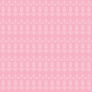 Pink background seamless pattern vector illustration. Design for love and rel Stock Illustration