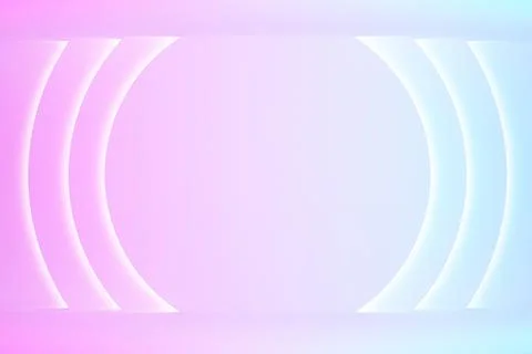 Pink background with semicircular highlighted segments Stock Illustration