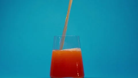 Pink background. Slow motion. barbie cocktail. barbie core. Professional barman Stock Footage 247133530
