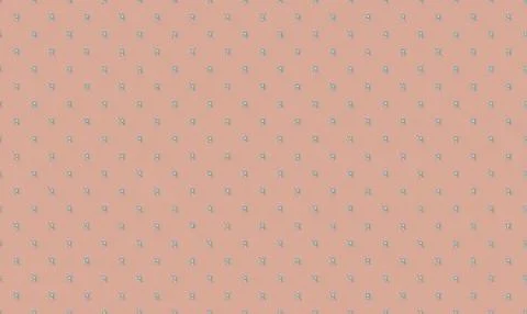 Pink background with small blue and yellow star patterns Stock Illustration