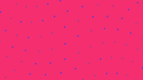 Pink background with small blue square dots pattern Stock Illustration