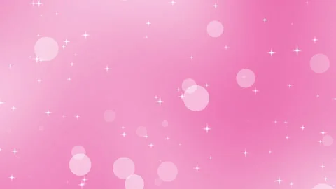Pink background with small circles and tiny stars, Stock Footage 292864882