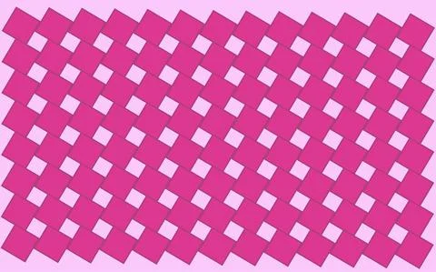 Pink Background Small Squares One Color One Size Wall Stock Illustration