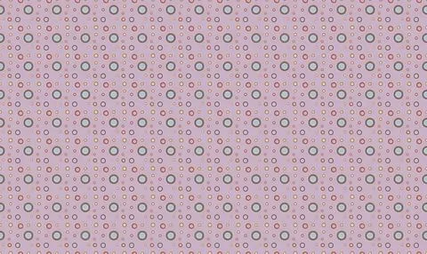 Pink background with small white and purple circles pattern Stock Illustration