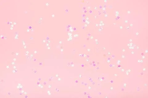 Pink background with sparkles Stock Photos