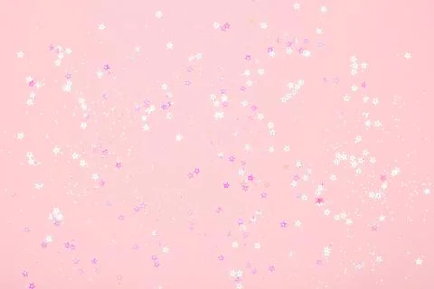 Pink background with sparkles Stock Photos