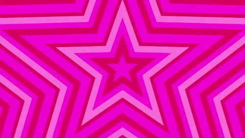 A pink background spreading out in a star shape (loop) Vidéo 332964840