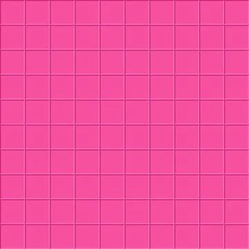 Pink background of square plates. Simple flat design for website design, bann Stock Illustration
