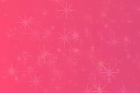 Pink background with star shaped pattern. Illustrazione stock