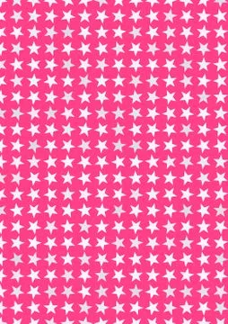 Pink Background with stars Stock Illustration