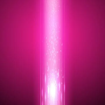 Pink background with stream of binary code Illustration