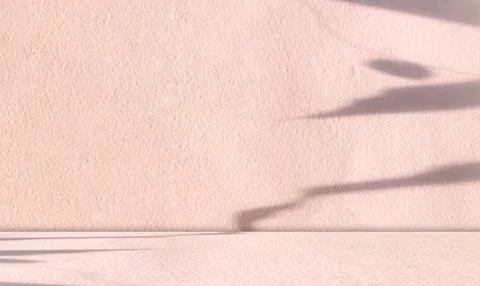 Pink Background Wall Studio Shadow Kitchen Podium Table Product Backdrop Stock Photos