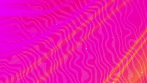 Pink background with wavy lines and white dots Stock Footage 279863637