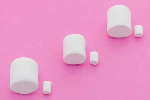 Pink background with white elements Foto stock