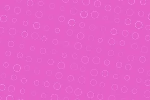 Pink background with white outlined circles pattern 스톡 일러스트