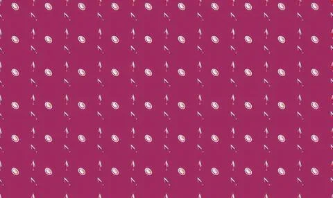 Pink background with white polka dots pattern for design Stock Illustration