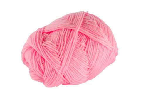 Pink ball of yarn Stock Photos