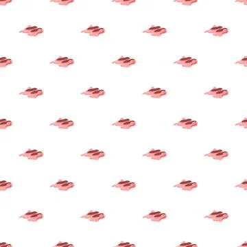 Pink ballet pointe shoes repeating seamless pattern 스톡 일러스트