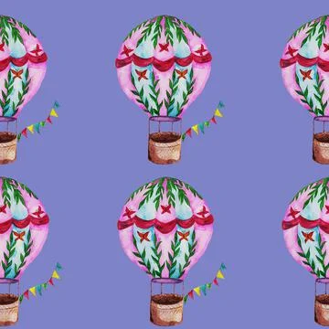 Pink balloon Illustrazione stock