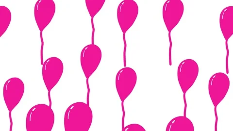 Pink Balloons Floating Stock Footage 326884979