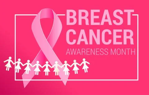 Pink banner with ribbon Stock Illustration