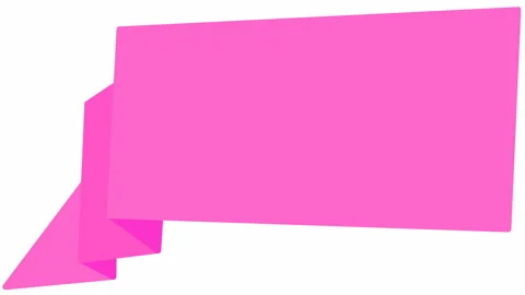 Pink banner white 2 Stock Footage 194961232