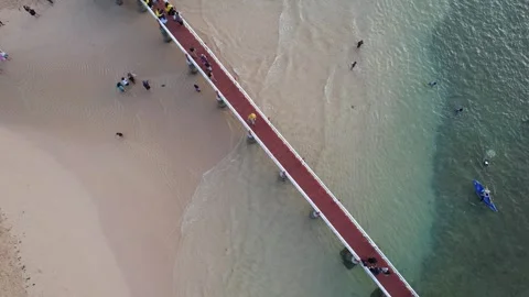 Pink Beach Indonesia Stock Footage 242235509