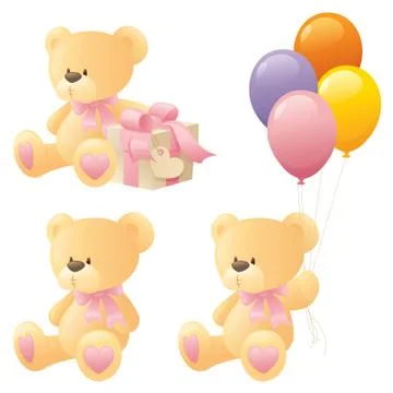 Pink bearer Stock Illustration