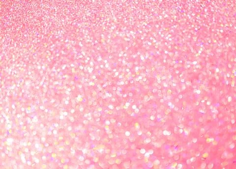 Pink beige background glitter light bokeh sparkle abstract christmas Stock Illustration