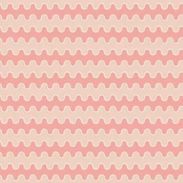 Pink beige embossed pattern in arabic style, oriental ornate seamless pattern Stock Illustration